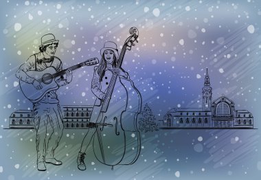  Noel sokak sanatçıları