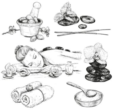 Spa kroki seti