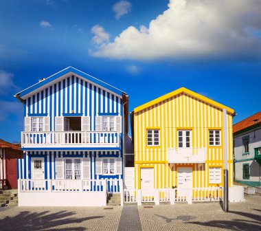 evlerde Costa Nova, Aveiro, Portekiz 