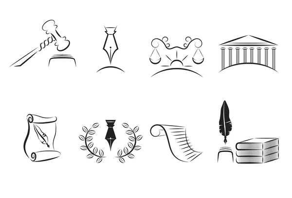 Hukuk Icons set