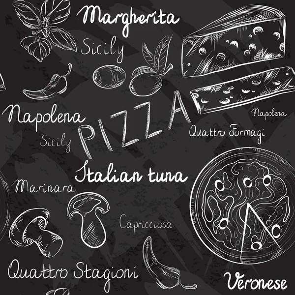 Pizza menü ile Seamless Modeli