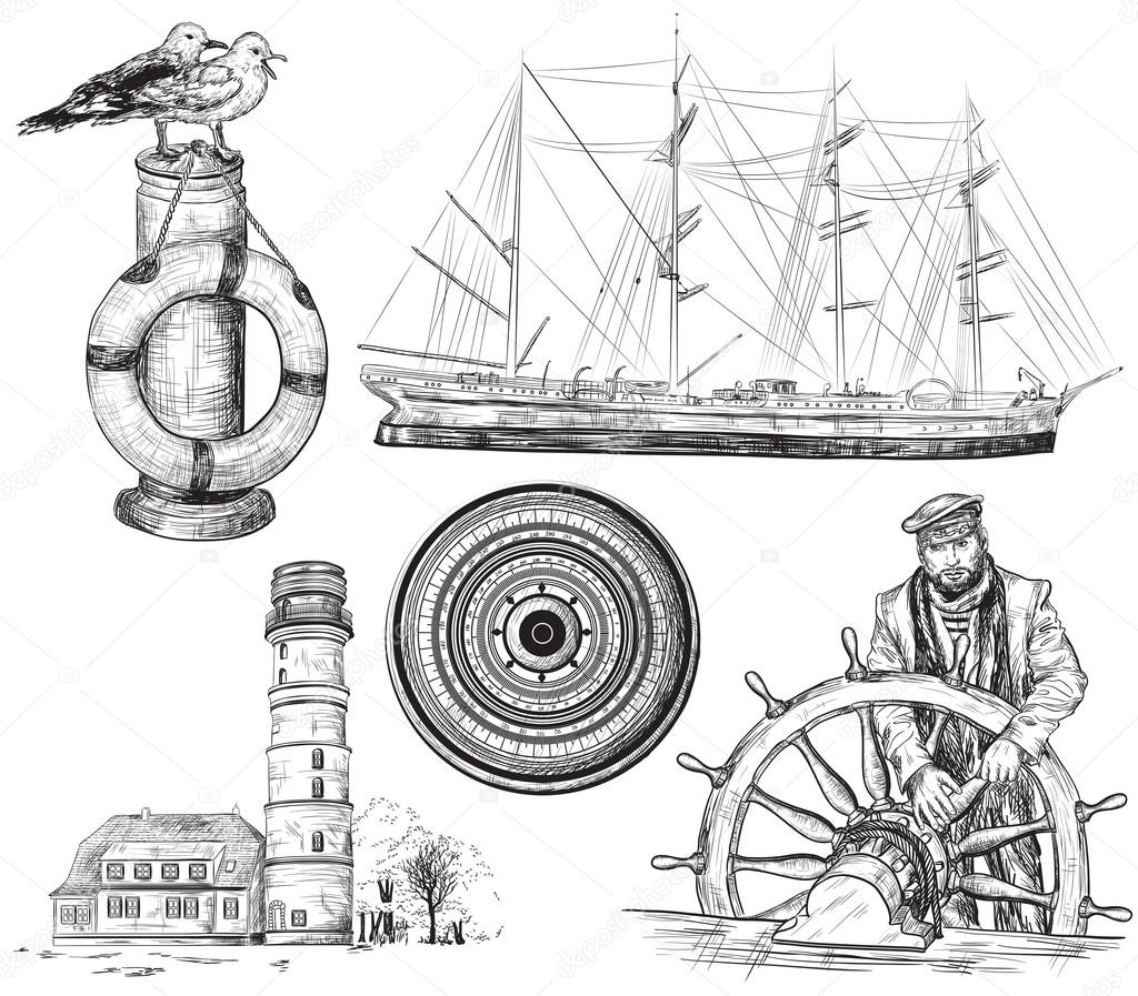 sea and nautical elements