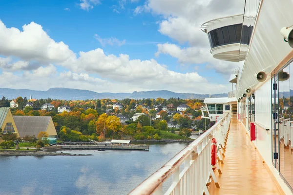 Güverte, Cruise Ship, Norveç feribot — Stok fotoğraf