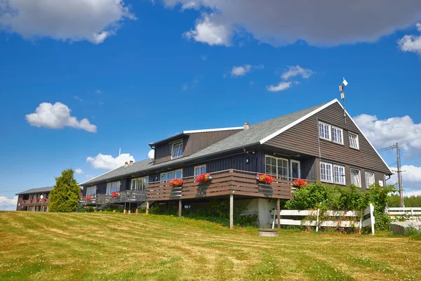 Coastal wooden houses in Norway — Stock Photo, Image