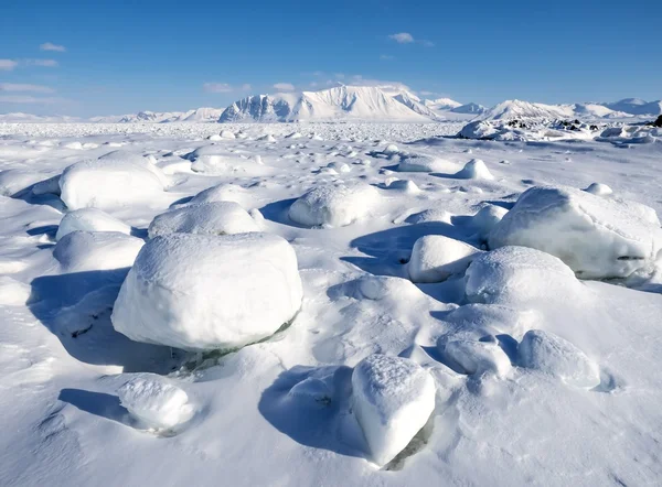 Vinter i Arktis - Svalbard — Stockfoto