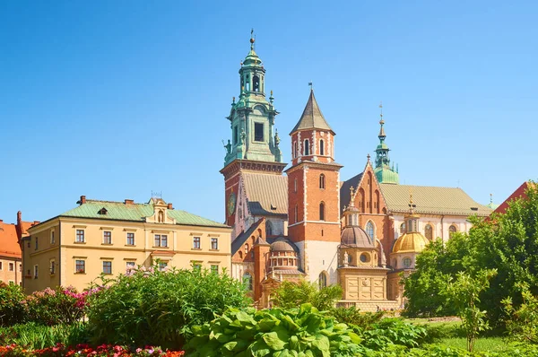 Wawel Castle Ett Slott Residens Beläget Centrala Krakow Polen — Stockfoto