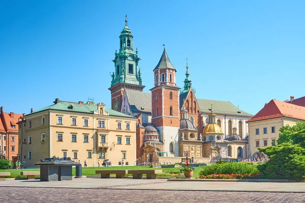 Castillo Wawel Una Residencia Centro Cracovia Polonia —  Fotos de Stock