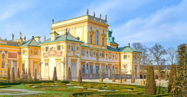 Wilanow Sarayı Veya Wilanowski Sarayı — Stok fotoğraf