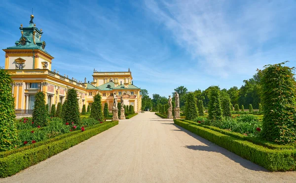 Palacio Wilanow Residencia Barroca Del Rey Polonia Jan Iii Sobieski —  Fotos de Stock