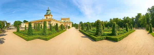 Palacio Wilanow Residencia Barroca Del Rey Polonia Jan Iii Sobieski —  Fotos de Stock