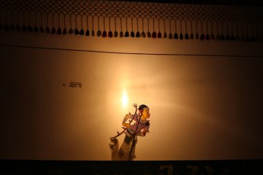 Thai shadow puppets show clipart