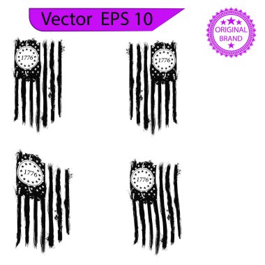 Betsy Ross 1776 13 Yıldız ABD Bayrağını Üzdü. 