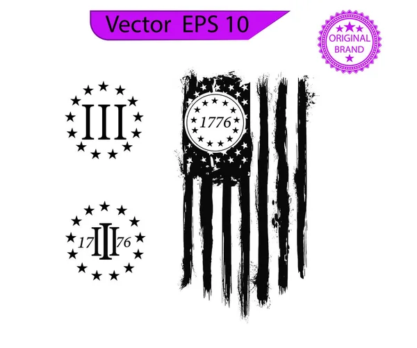 Betsy Ross 1776 13 Yıldız ABD Bayrağını Üzdü. 