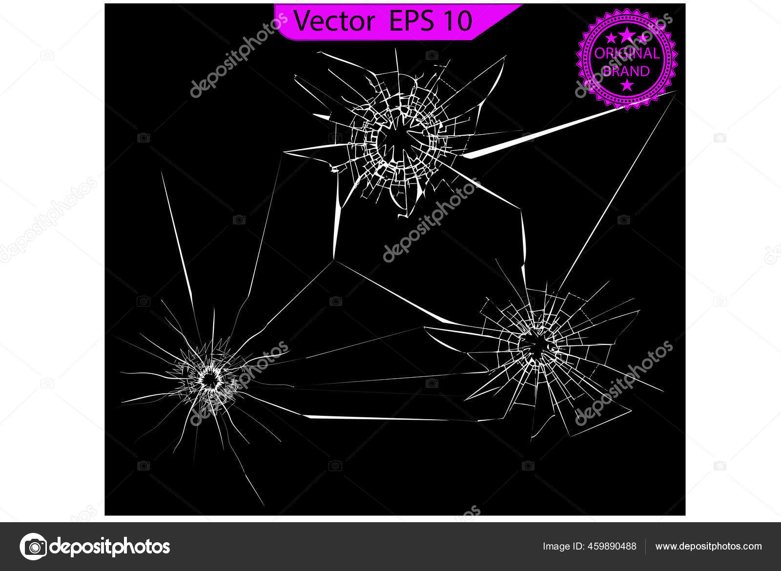 Broken Glass Cracks Bullet Marks Glass Cracked Glass Transparent