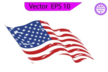 ABD Bayrağı - Amerikan bayrağı seti, Amerikan bayrağı illüstrasyonu. Betsy Ross 1776 13 Yıldız ABD Bayrağını Üzdü. Amerikan bayrağı, gazi bayrağı, vatansever bayrağı, askeri bayrak, Amerikan bayrağı. Sadece ticari kullanım. 