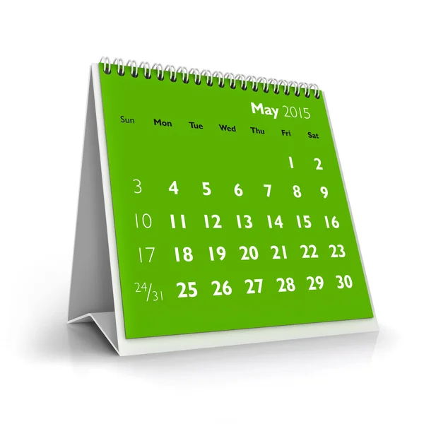 Kalender Mai 2015 — Stockfoto
