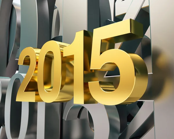 Gouden jaar 2015 — Stockfoto