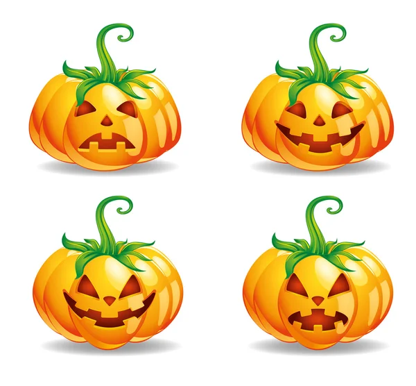 Pumpkins for Halloween — Stock Vector