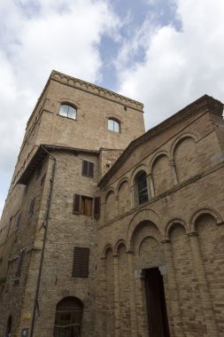 san gimignano - Toskana - İtalya tarihi bina