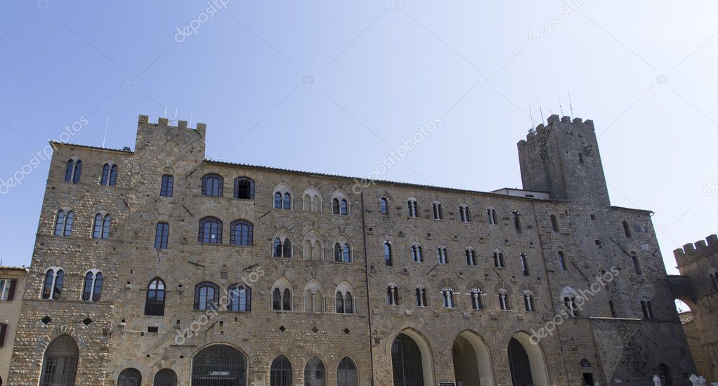  historic building in san gimignano - tuscany - italy 