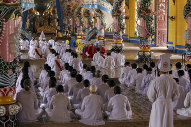 ho chi minh city, vietnam caodai Tapınağı