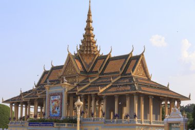 Kraliyet Sarayı, Phnom Phen güneşli bir Nisan sabahı