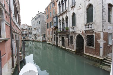 Venedik kanallar bir yaz günü sırasında