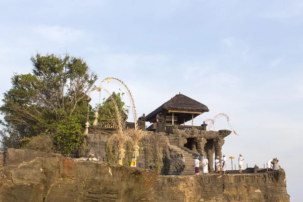Eski Hindu tapınağı Tanah Lot, Bali, Endonezya — Stok fotoğraf