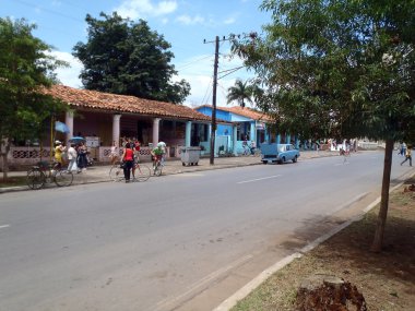 Günlük hayat Vinales sokak sahnede