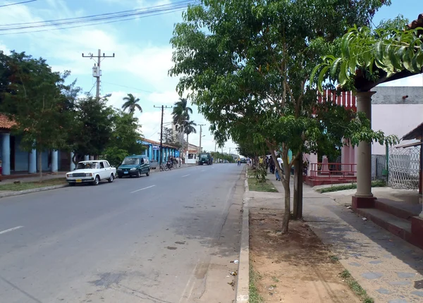 Daily life street scene in Vinales — Stock Photo, Image