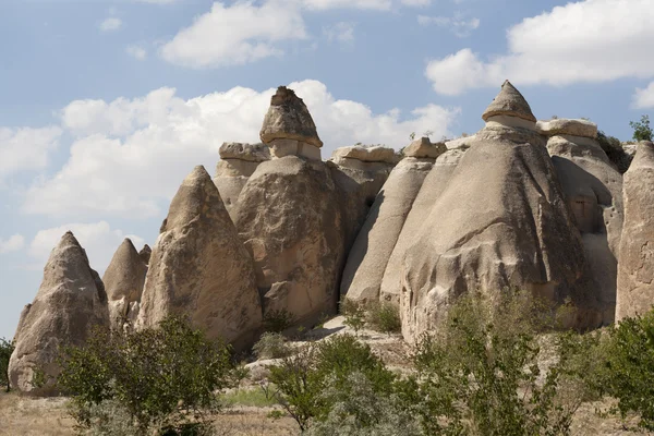 Vue imprenable sur la vallée en Cappadoce — Photo