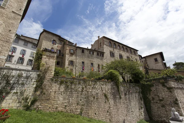 Widok miasta Gubbio — Zdjęcie stockowe