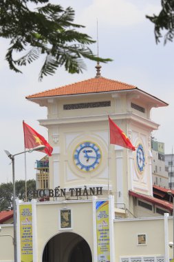 Ho Chi Minh City, Vietnam 'da Cho Ben Thanh veya Ben Thanh Pazarı