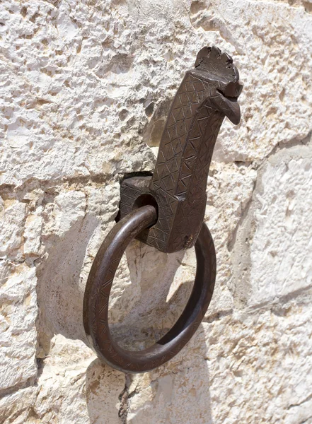 Anello di ferro muro . — Foto Stock