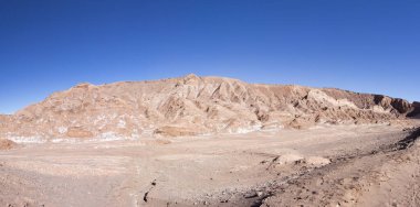 Şili 'nin Atakama Çölü' ndeki Mars vadisi.