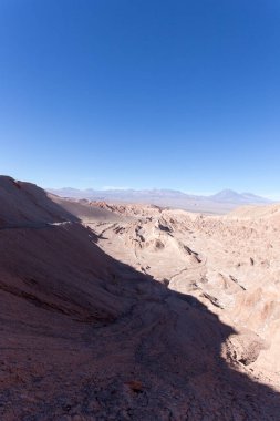 San Pedro de Atacama, Şili 'deki Mars Vadisi manzarası