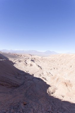 San Pedro de Atacama, Şili 'deki Mars Vadisi manzarası