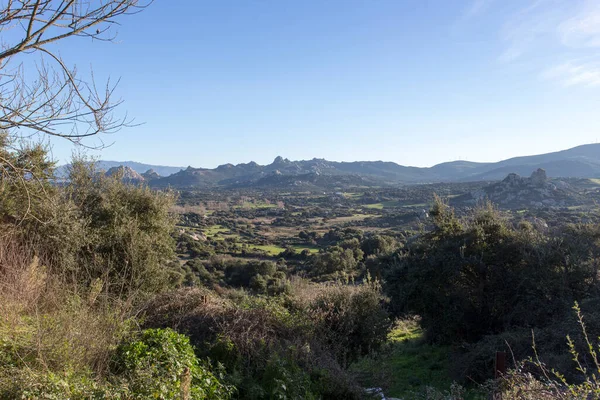 Θέα Λόφο Στα Βόρεια Της Σαρδηνίας Ιταλία — Φωτογραφία Αρχείου