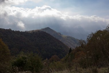 İtalya 'nın kuzeyindeki dağ manzarası, Piani di Artavaggio