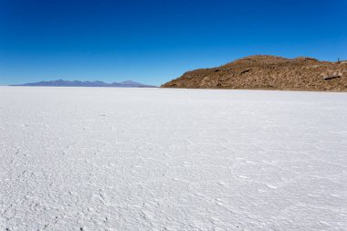 Bolivya 'daki Uyuni' nin inanılmaz tuz tabakasının manzarası