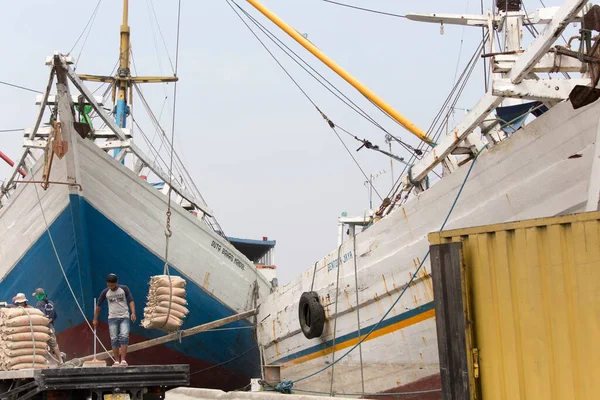 Jakarta Endonezya Ağustos 2017 Jakarta Nın Eski Limanı Sunda Kelapa — Stok fotoğraf