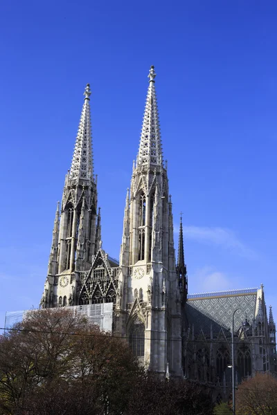 Iglesia Breitenfeld en Viena justo antes del atardecer — Foto de Stock