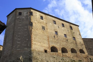 Pitigliano şehir Uçurumdaki yaz, İtalya