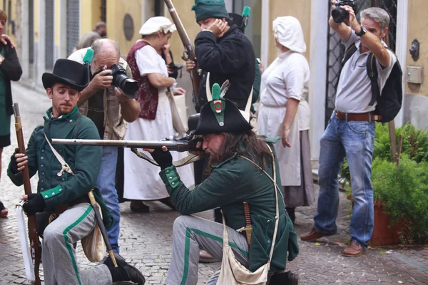 Sarzana Napoleon festival — Stockfoto