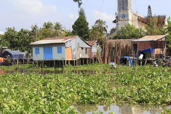 Leben im Mekong-Delta — Stockfoto