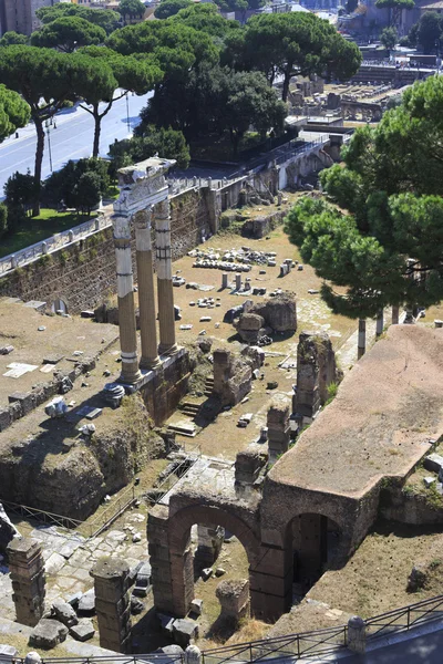 Forum d'Auguste dans les Forums Impériaux, Rome, Italie — Photo