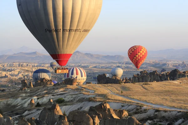 Hete lucht ballon Ride, Cappadocia — Stockfoto