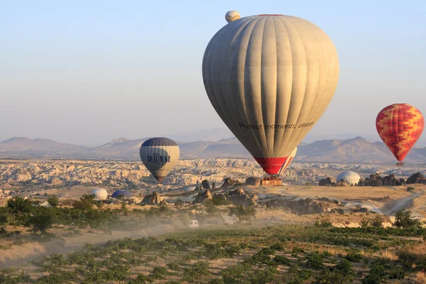 Lot balonem na gorące powietrze, Cappadocia — Zdjęcie stockowe