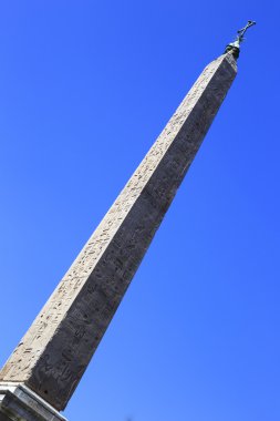 The egyptian obelisk in Piazza San Giovanni clipart