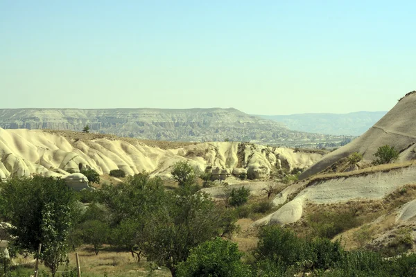 令人惊异的地质特征，在卡帕多细亚，土耳其 — 图库照片